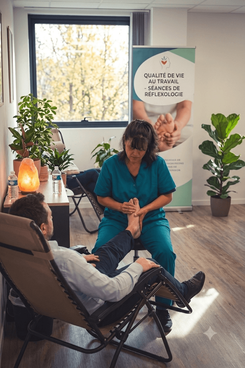Réflexologie en Entreprise